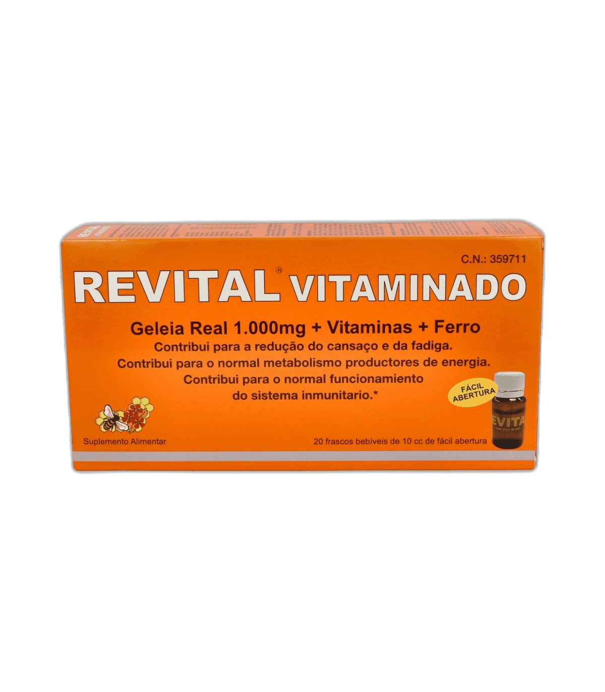Imagen de REVITAL JALEA REAL AMP BEBIBLES 20 AMPOLLAS