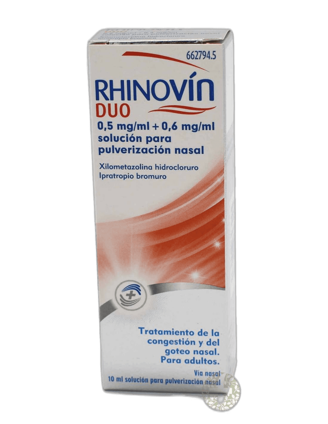 Imagen de RHINOVIN DUO 0,5 mg/ml + 0,6 mg/ml SOLUCION PARA PULVERIZACION NASAL 1 FRASCO 10 ml