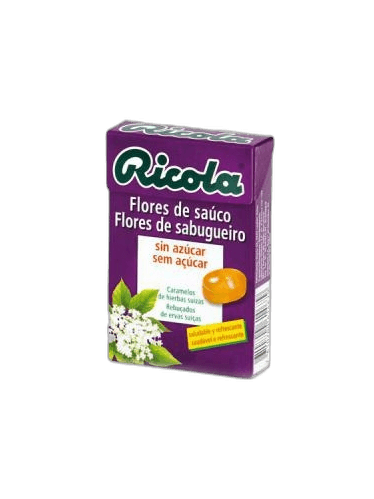 Imagen de RICOLA CARAMELOS S/A FLOR SAUCO 50 G.