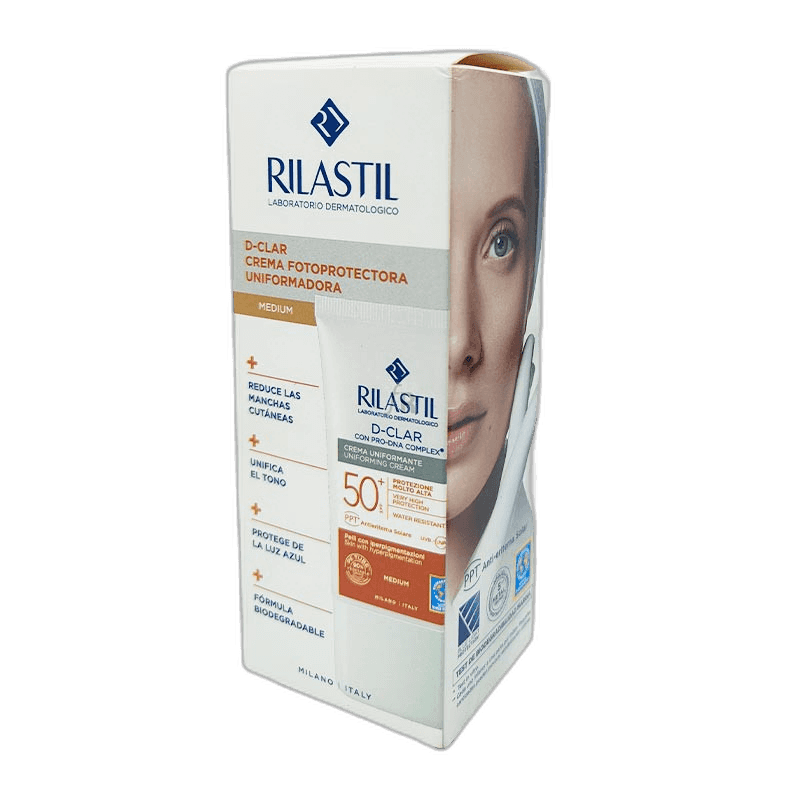 Imagen de RILASTIL D-CLAR 50+ CREMA UNIFICANTE MEDIUM 1 ENVASE 40 ML