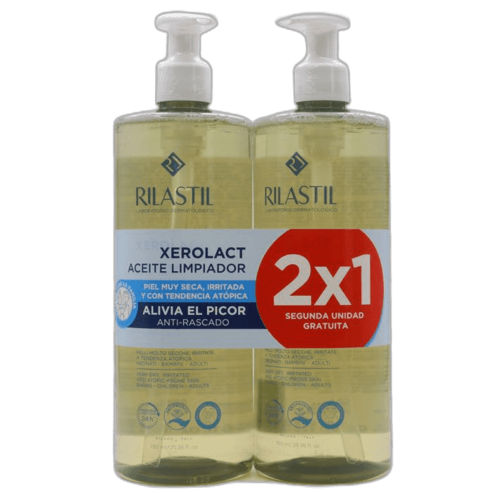 Imagen de RILASTIL PACK XEROLACT ACEITE 750ML + 750 ML