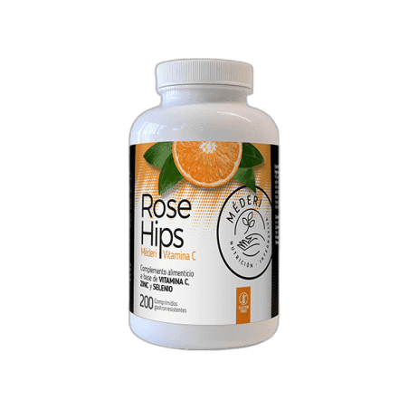 Imagen de ROSE HIPS VITAMINA C MEDERI 200 COMPRIMIDOS