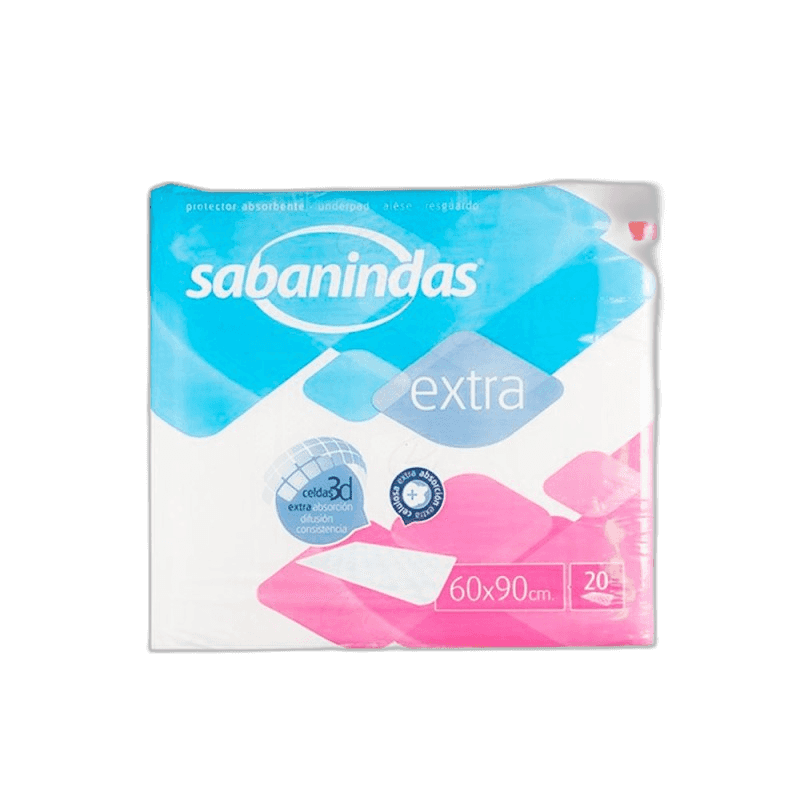 Imagen de SABANINDAS PROTEGECAMAS 60X90 20 UNI
