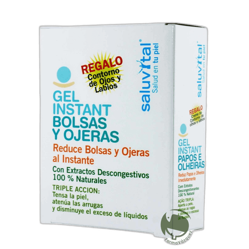 Imagen de SALUVITAL GEL INSTANT BOLSAS Y OJERAS 1 ENVASE 10 ML