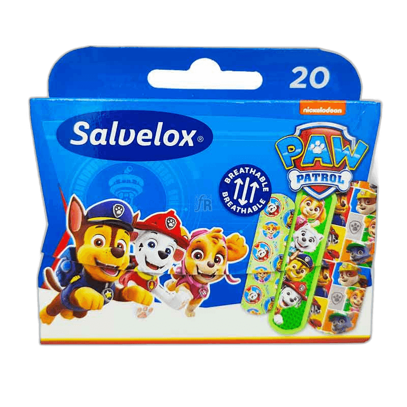 Imagen de SALVELOX APOSITO ADHESIVO PAW PATROL 20 TIRAS SURTIDAS