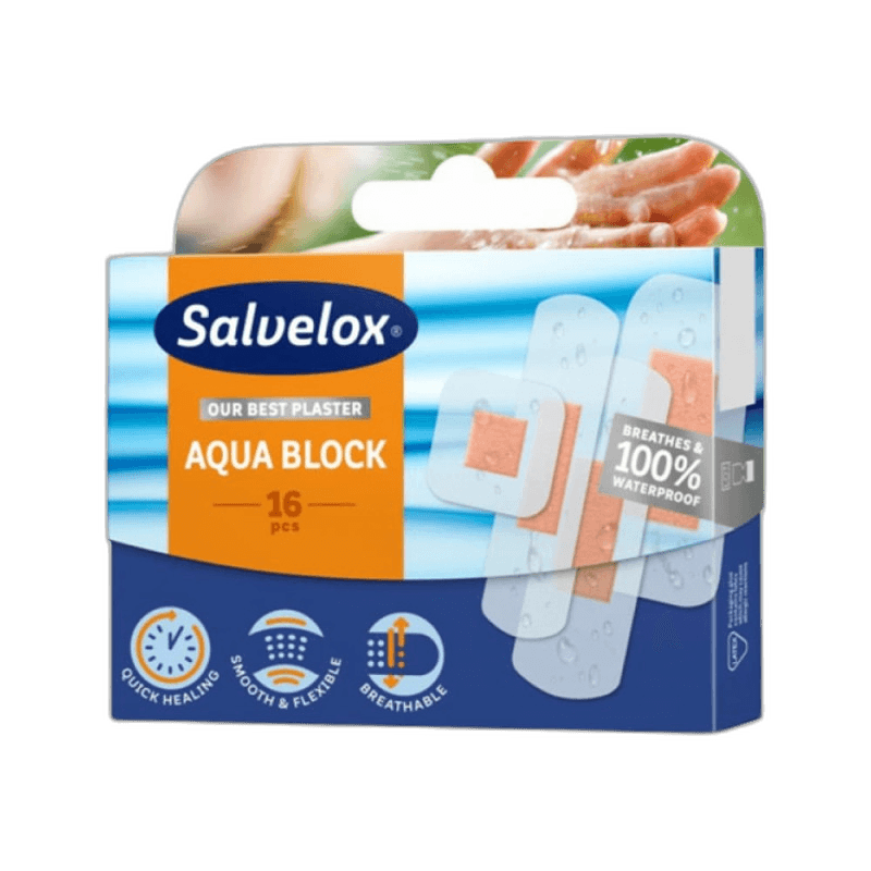 Imagen de SALVELOX AQUABLOCK 4 FORMATOS 16 UDS
