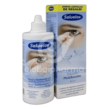 Imagen de SALVELOX LIQUIDO LENTILLAS 360ML DUPLO + PORTALENTILLAS