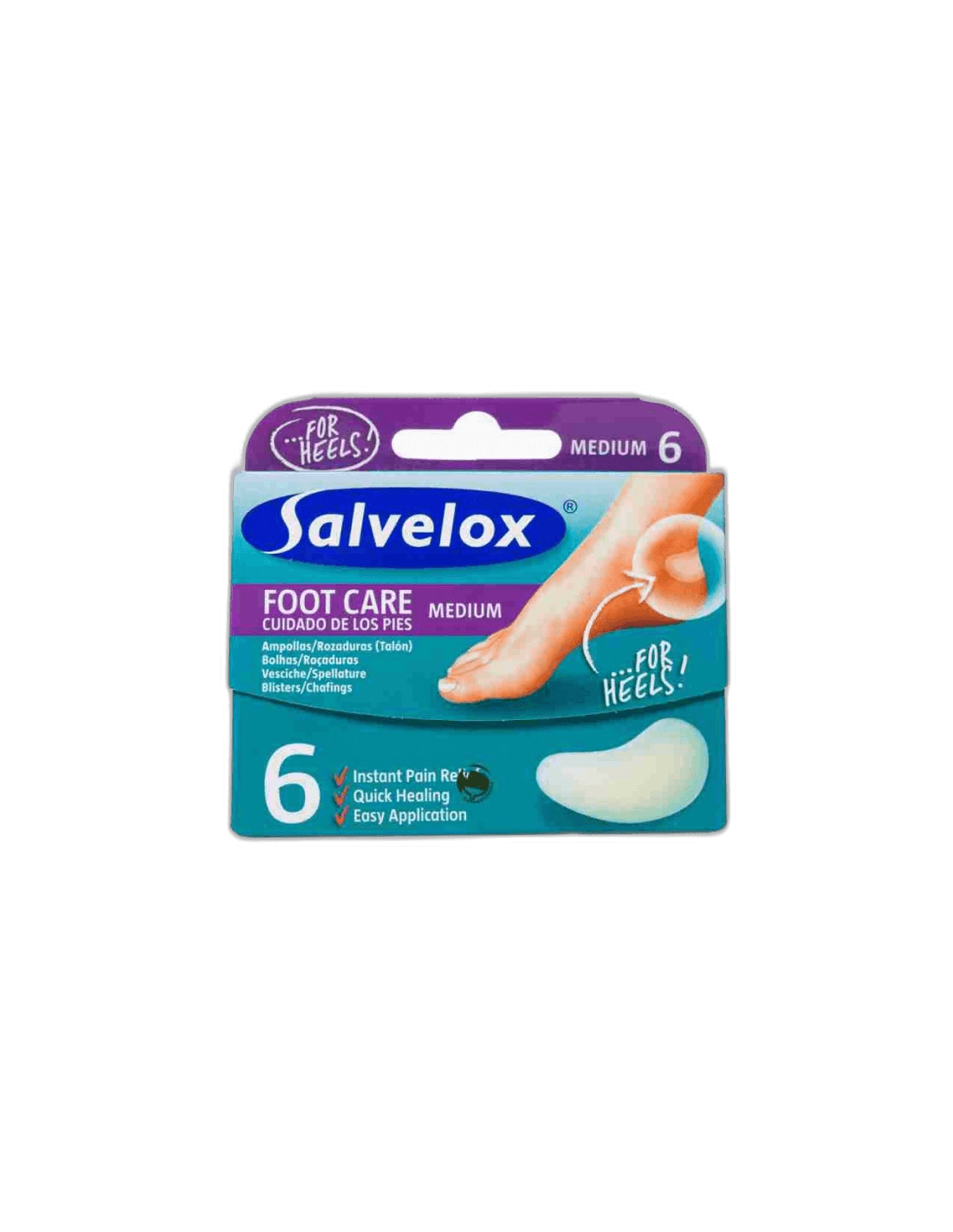 Imagen de SALVELOX PROTECTORES APOSITOS HIDROCOLOIDES 6 UNIADES 61 MM