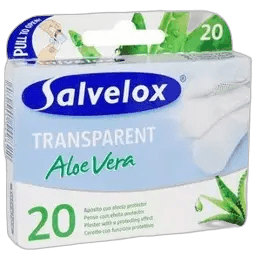 Imagen de SALVELOX TRANSPARENTE ALOE VERA 20 UD