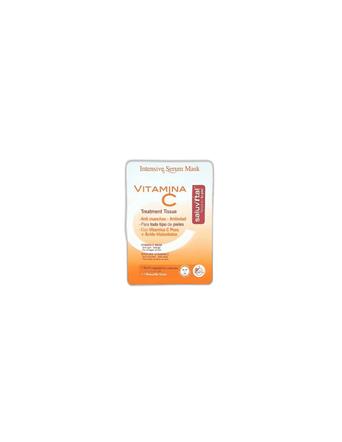 Imagen de SASALUVITAL MASCARILLA TISSUE VITAMINA C 1 MASCARILLA 20 G