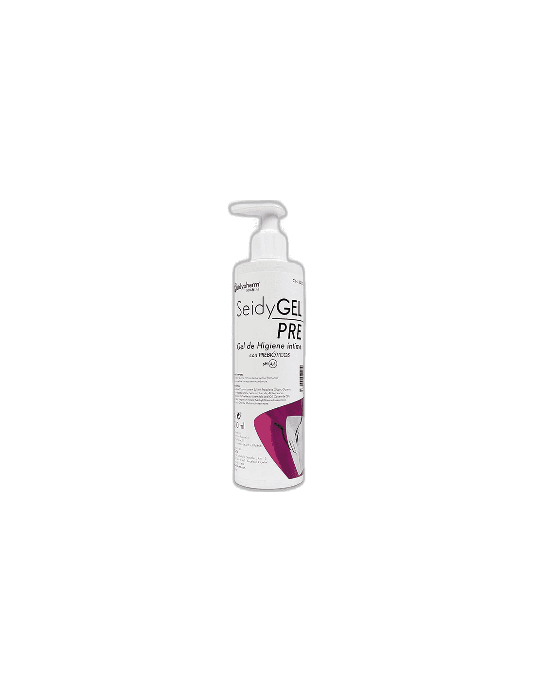 Imagen de SEIDYGEL PRE GEL HIGIENE INTIMA 1 ENVASE 300 ML