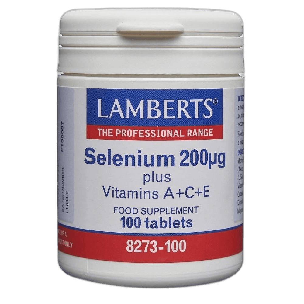 Imagen de SELENIO 200 MICRO GRAMOS CON VIT A+C+E 100 TABLETAS