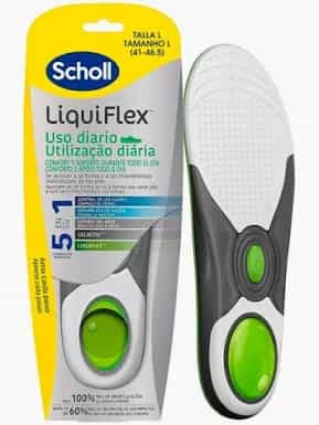 Imagen de Plantillas Scholl Liquiflex Diario 2 Uds Talla L