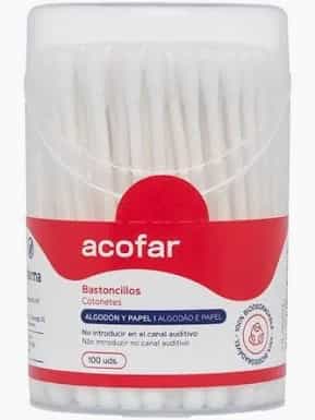 Imagen de Bastoncillos Acofar Bote 100 Uds
