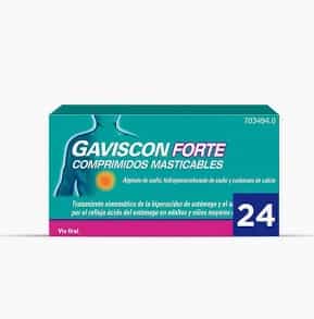 Imagen de Gaviscon Forte 24 Comprimidos Masticables