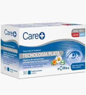 Imagen de Care+ Toallitas Higiénicas Oftálmicas Tecnología Plata 30 Uds