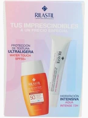 Imagen 2 de Rilastil Sun System Pack Verano nº2 Rilastil Sun System Water Touch Spf50+ 50 Ml +Rilastil Aqua Intense 72h Gel-Crema 40 Ml