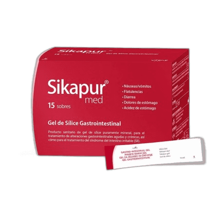 Imagen de SIKAPUR MED GEL DE SILICE GASTROINSTESTINAL 15 SOBRES