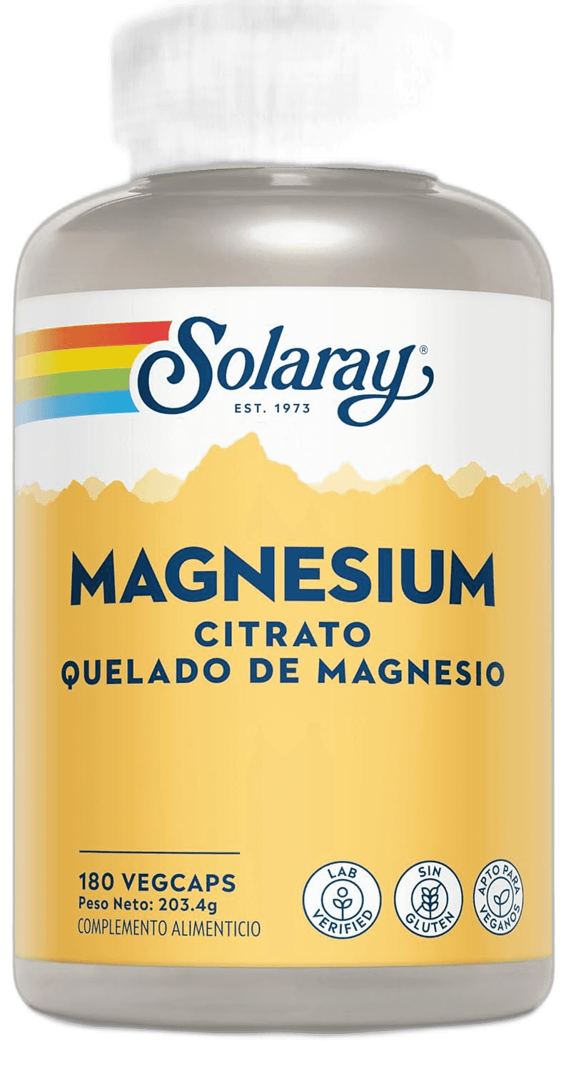 Imagen de SOLARAY MAGNESIUM CITRATE 180 VEGCAPS