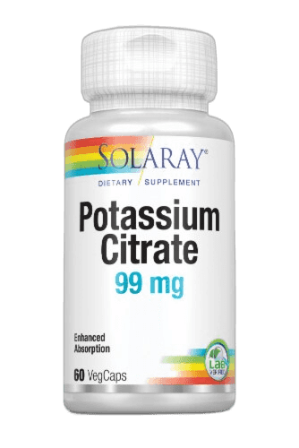 Imagen de SOLARAY POTASSIUM CITRATE 99 MG 60 VEGCAPS