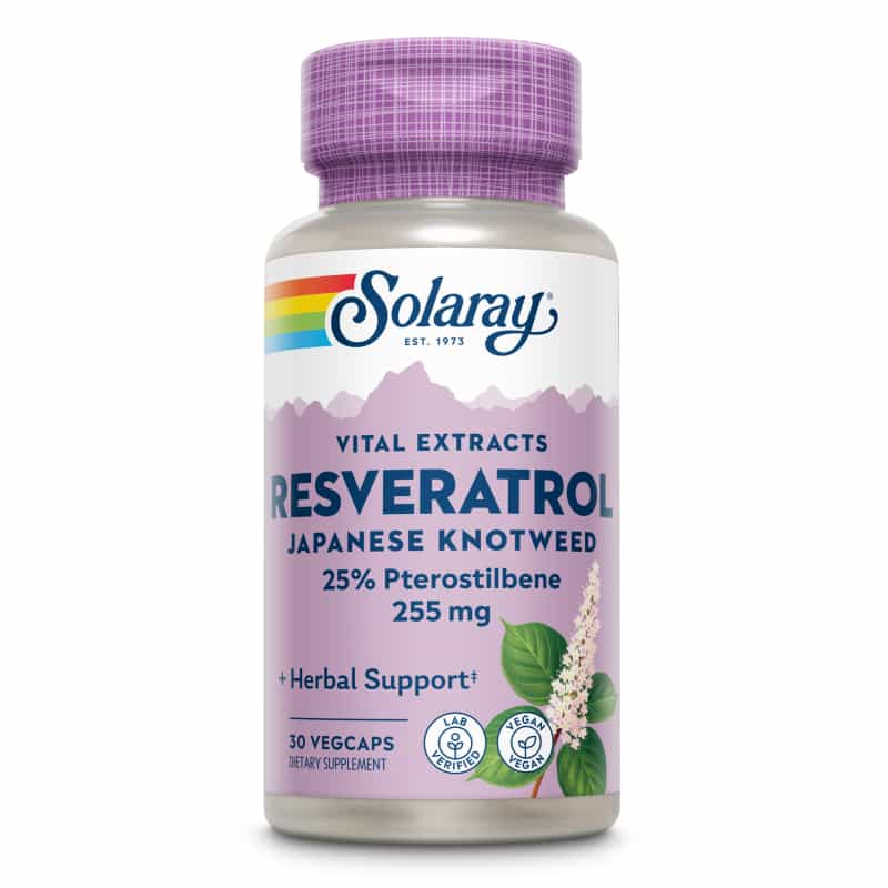 Imagen de SOLARAY RESVERATROL 255 MG 30 VEGCAPS