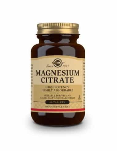 Imagen de MAGNESIUM CITRATE SOLGAR 60 TABLETAS