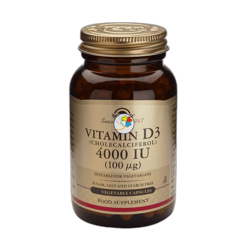 Imagen de SOLGAR VITAMINA D3 4000UI 120 CAPSULAS VEGETALES