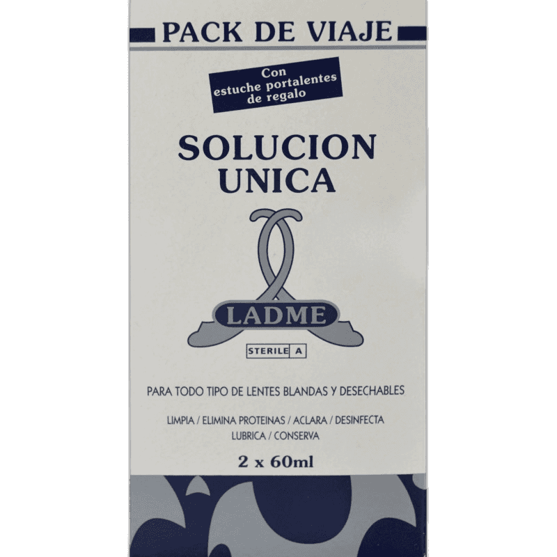 Imagen de SOLUCION UNICA LADME PACK VIAJE2X60ML