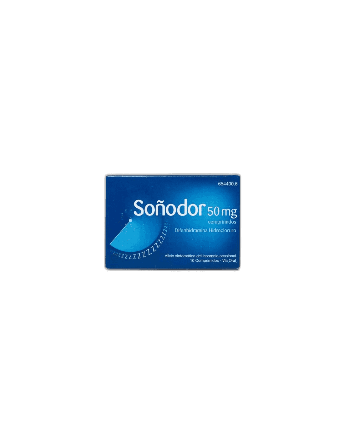 Imagen de SOÑODOR DIFENHIDRAMINA 50 mg 10 COMPRIMIDOS