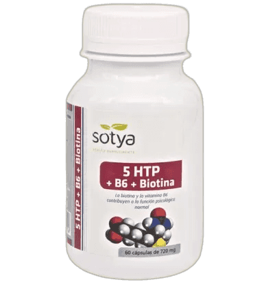 Imagen de SOTYA 5HTP+B6+BIOTINA+MG 60 CAPSULAS