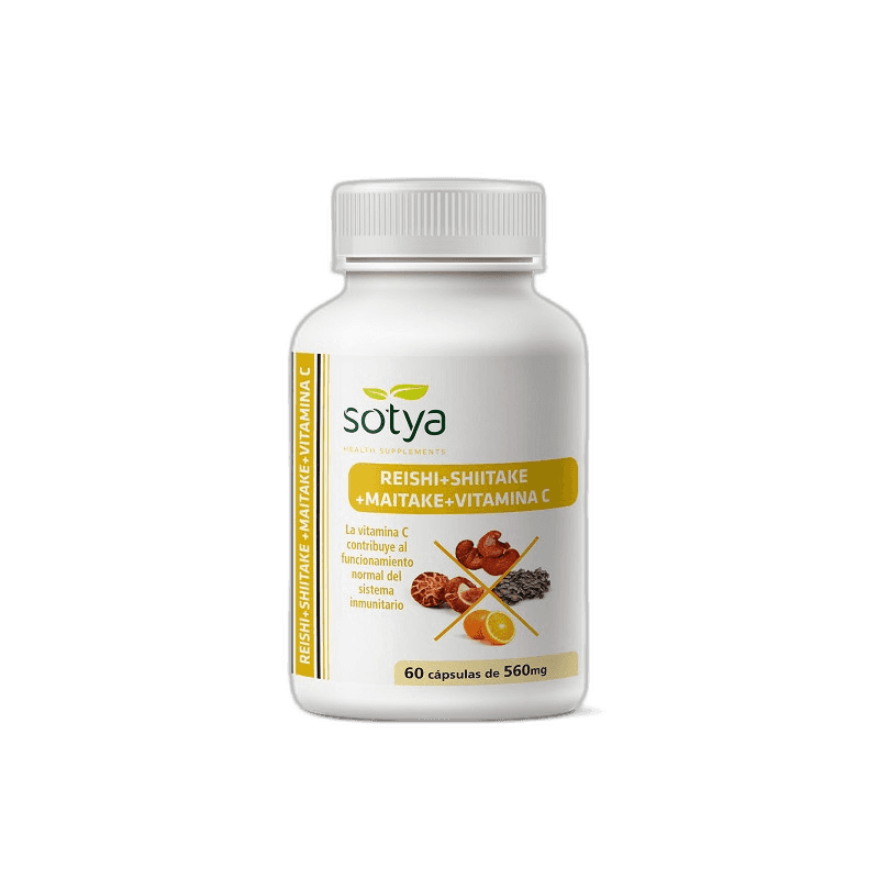 Imagen de SOTYA REISHI SHIITAKE MAITAKE 60 CAPSULAS