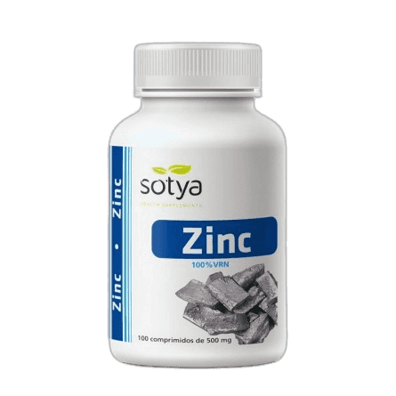 Imagen de SOTYA ZINC 500 MG 100 COMPRIMIDOS