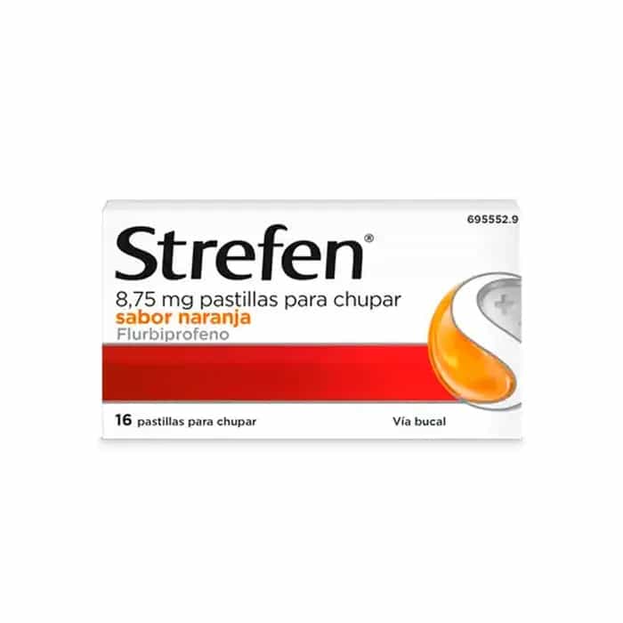 Imagen de Strefen Sabor Naranja 16 Pastillas Para Chupar