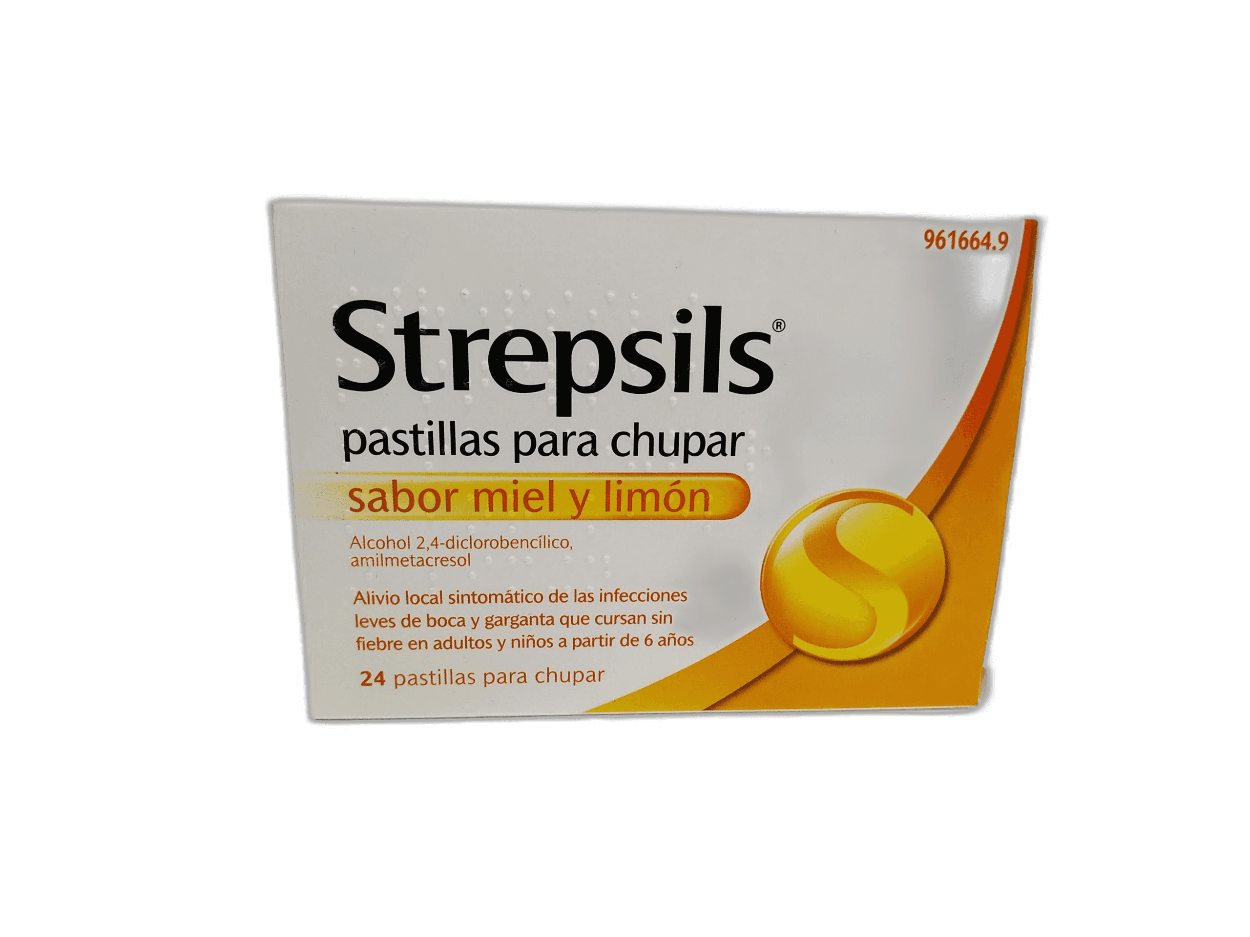 Imagen de STREPSILS 24 PASTILLAS PARA CHUPAR (SABOR MIEL Y LIMON)