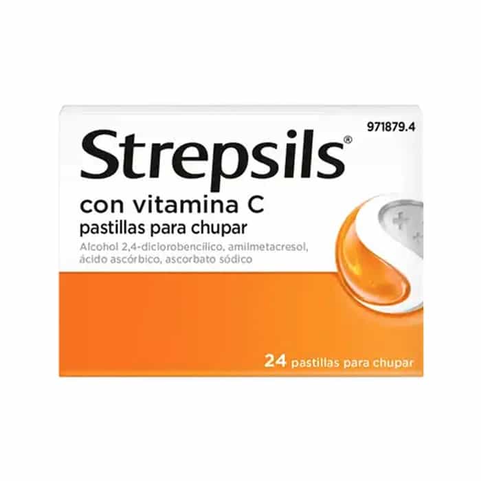 Imagen de Strepsils con Vitamina C 24 Pastillas Para Chupar