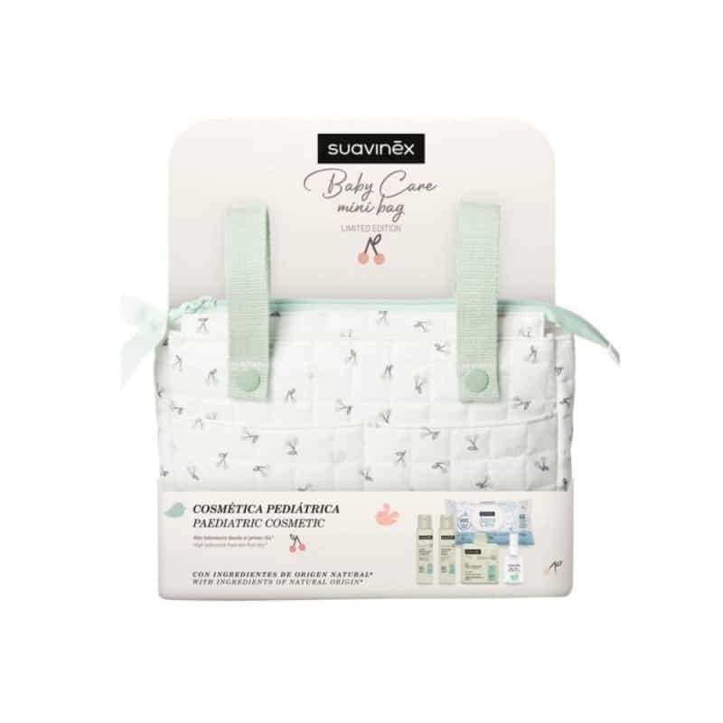 Imagen de Pack Suavinex Canastilla Baby Care Mini Bag Color Verde