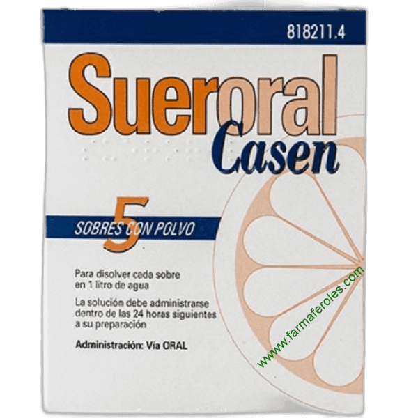 Imagen de SUERORAL CASEN 5 SOBRES POLVO PARA SOLUCION ORAL