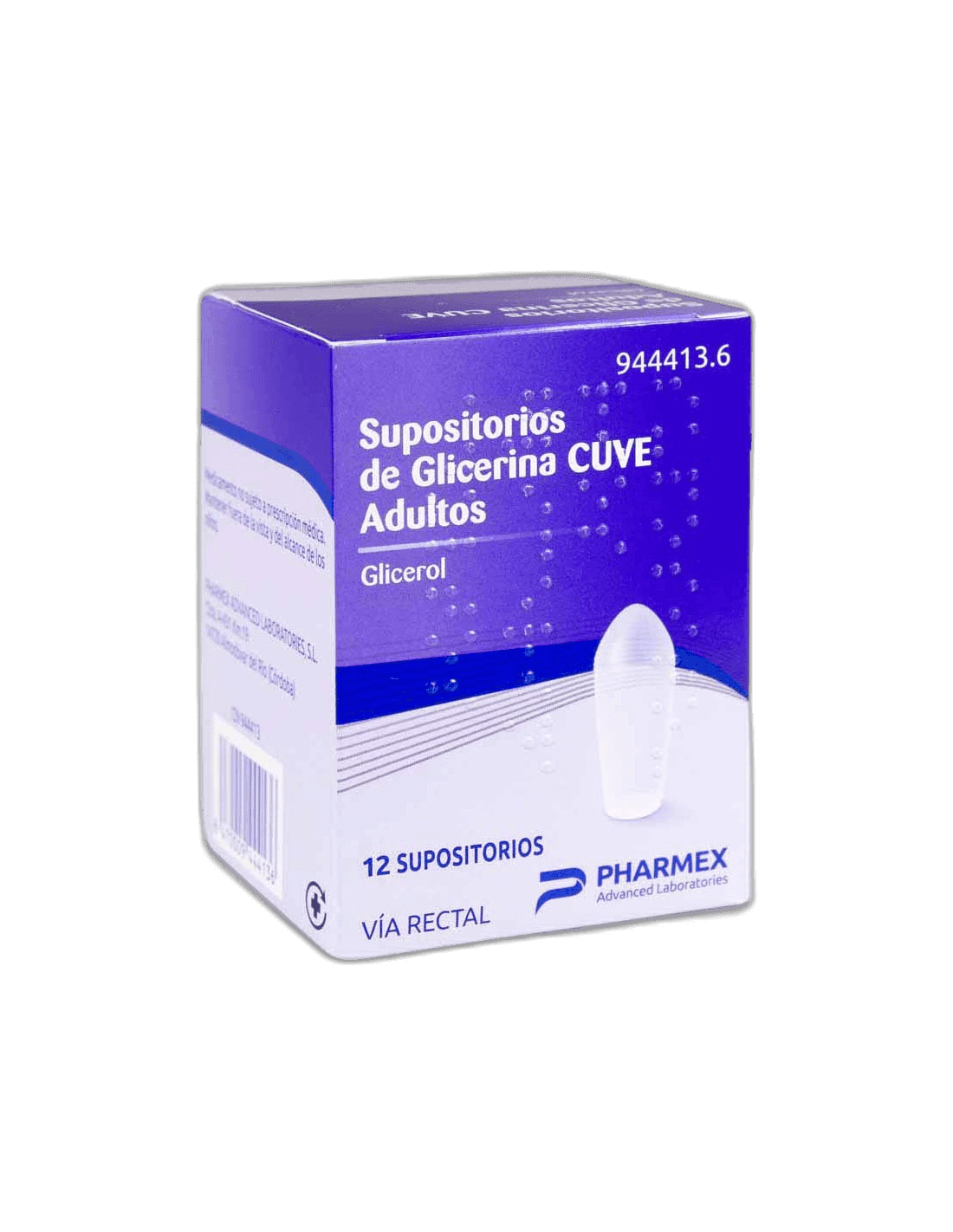 Imagen de SUPOSITORIOS DE GLICERINA CUVE ADULTOS 3 g 12 SUPOSITORIOS