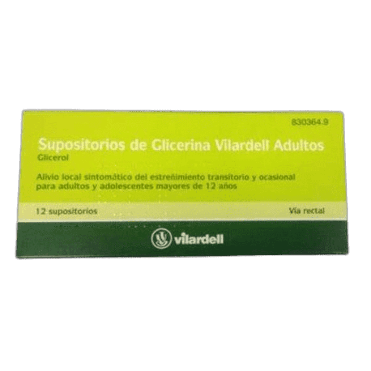 Imagen de SUPOSITORIOS DE GLICERINA VILARDELL ADULTOS 3 g 12 SUPOSITORIOS