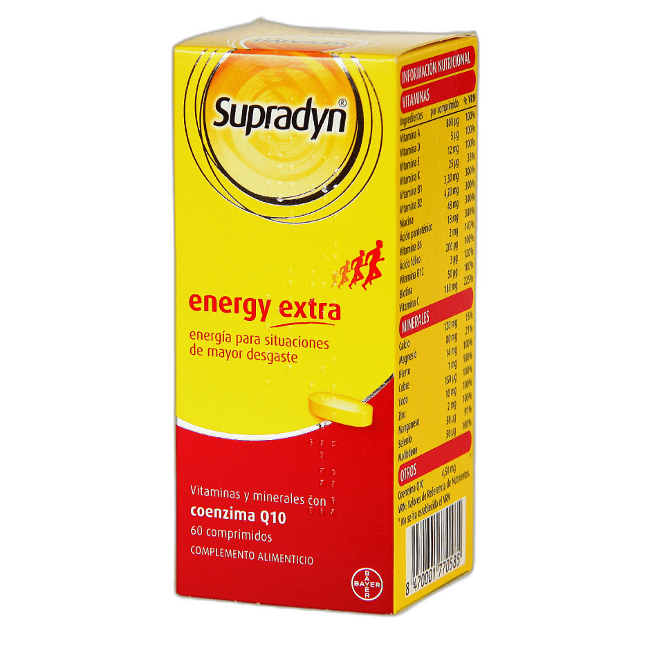 Imagen de SUPRADYN ENERGY EXTRA 60 COMPRIMIDOS