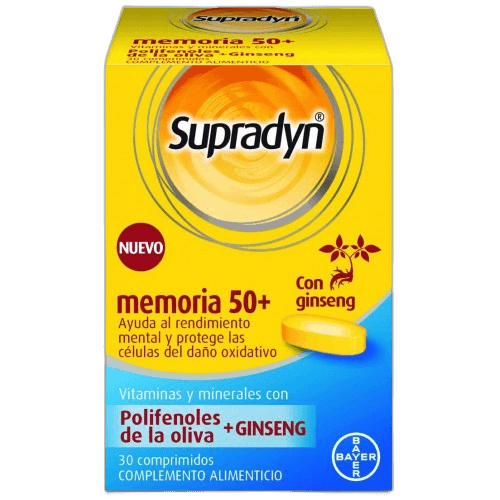 Imagen de SUPRADYN MEMORIA 50+ 30 COMPRIMIDOS