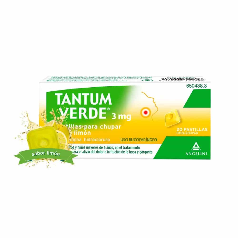 Imagen de Tantum Verde Limón 20 Pastillas Para Chupar