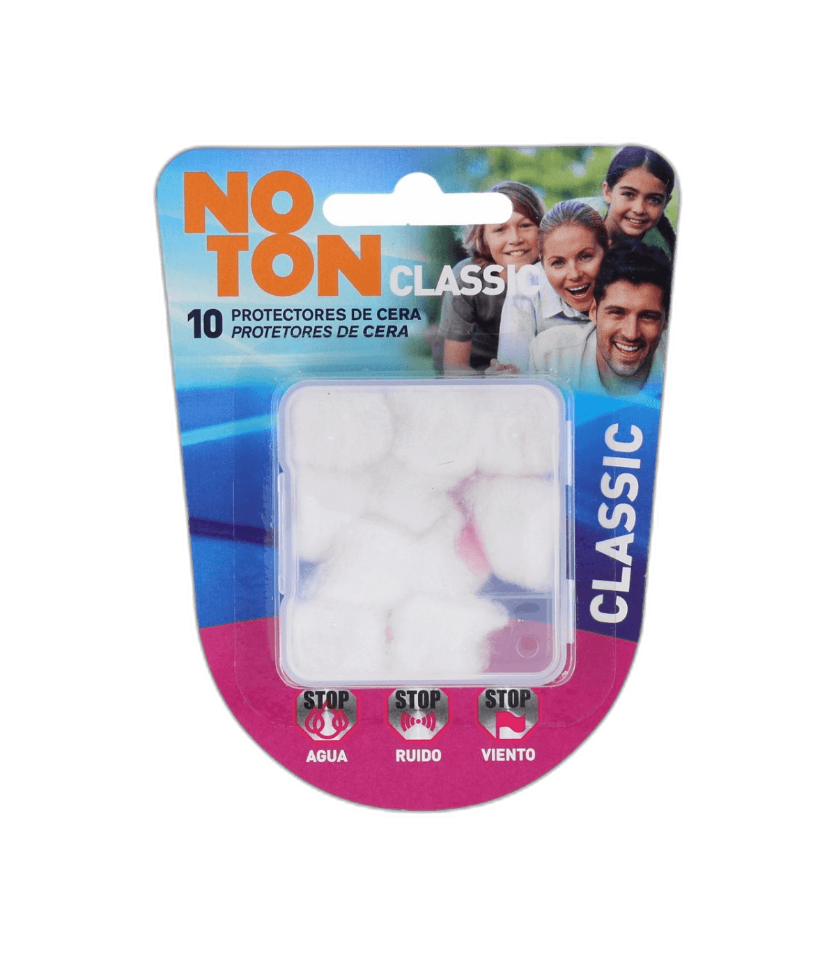 Imagen de TAPONES OIDOS NOTON CERA ALGODON 10 U
