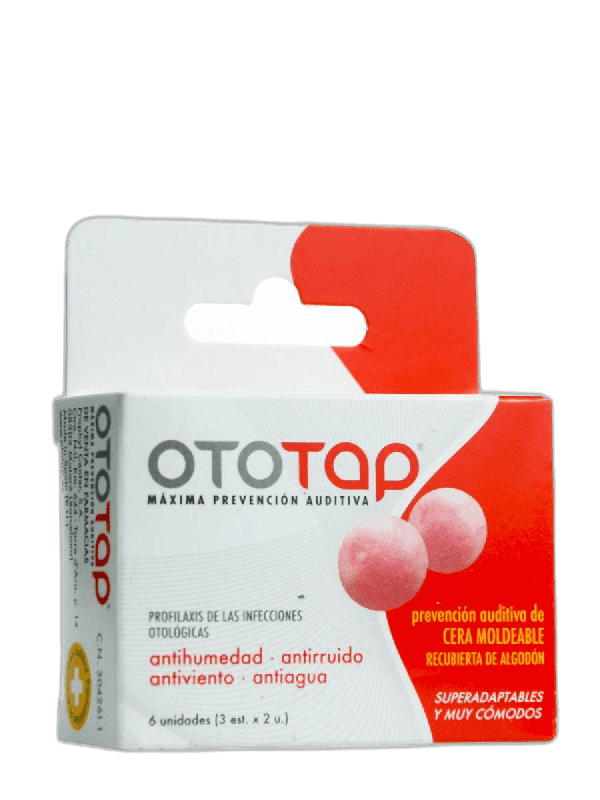 Imagen de TAPONES OIDOS OTO TAP CERA 6 UNIDADES