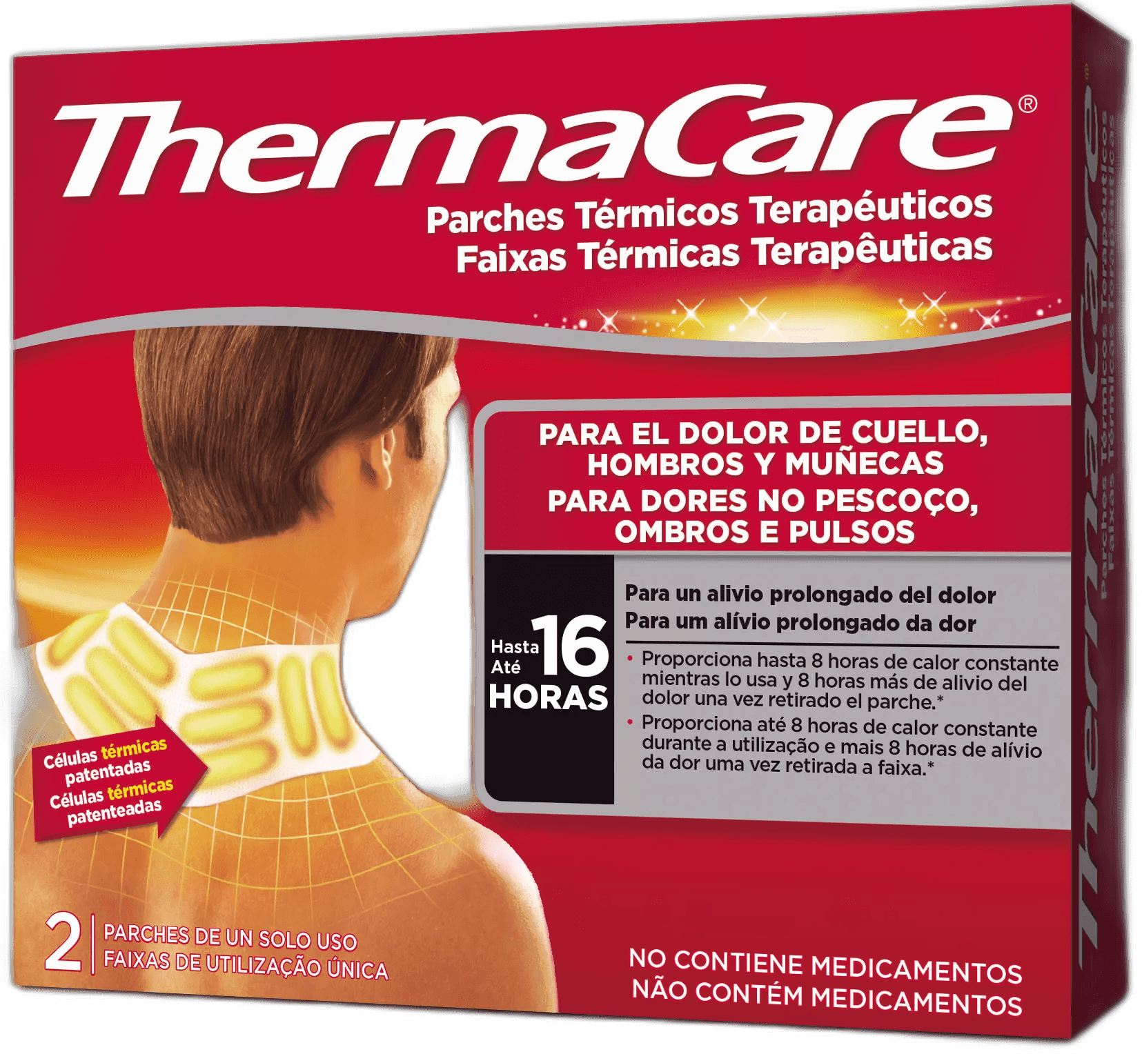 Imagen de THERMACARE CUELLO HOMBROS Y MUÑECAS 2 UD
