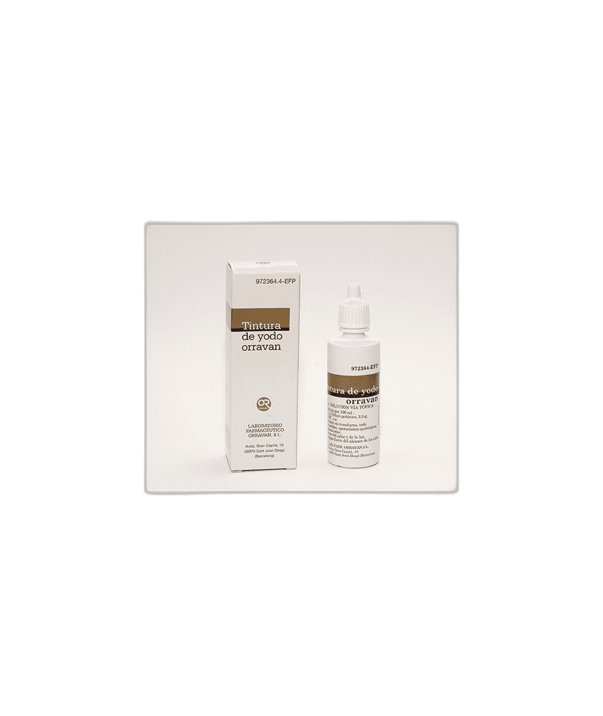 Imagen de TINTURA DE YODO REIG JOFRE 20 mg/ml SOLUCION CUTANEA 1 FRASCO 40 ml