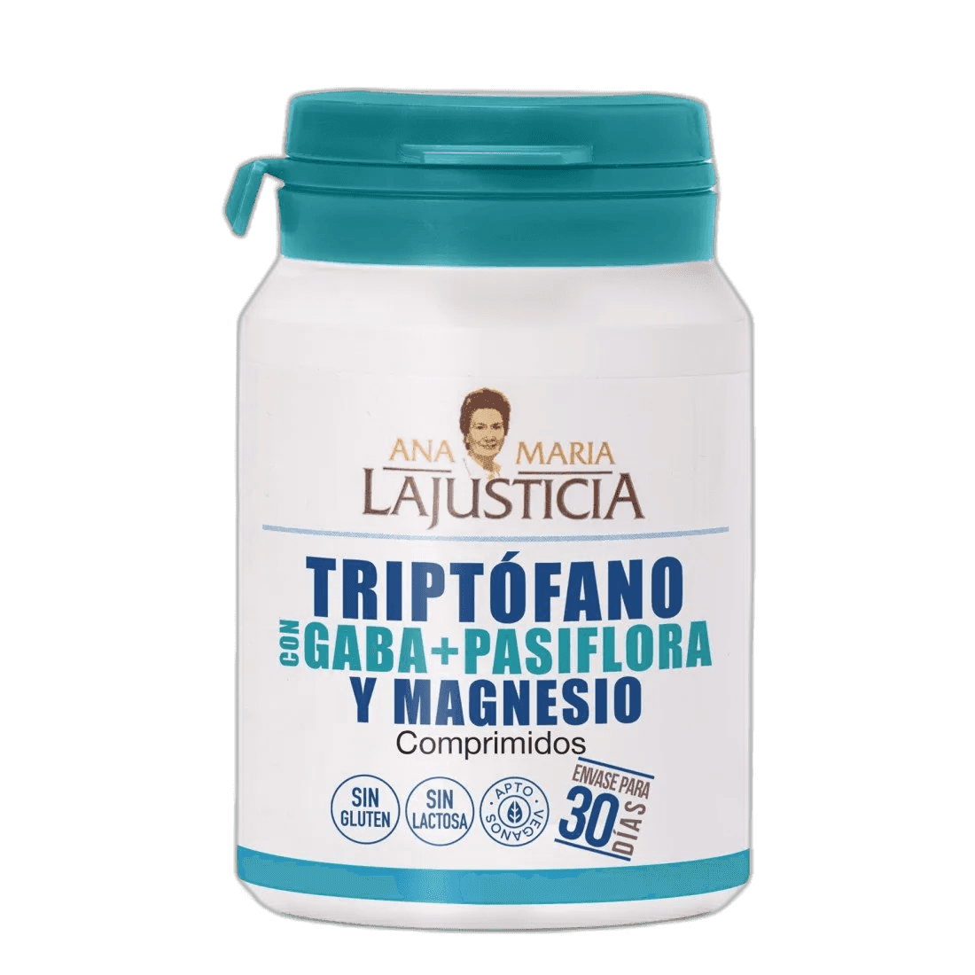 Imagen de TRIPTOFANO CON GABA + PASIFLORA Y MAGNESIO ANA MARIA LAJUSTI