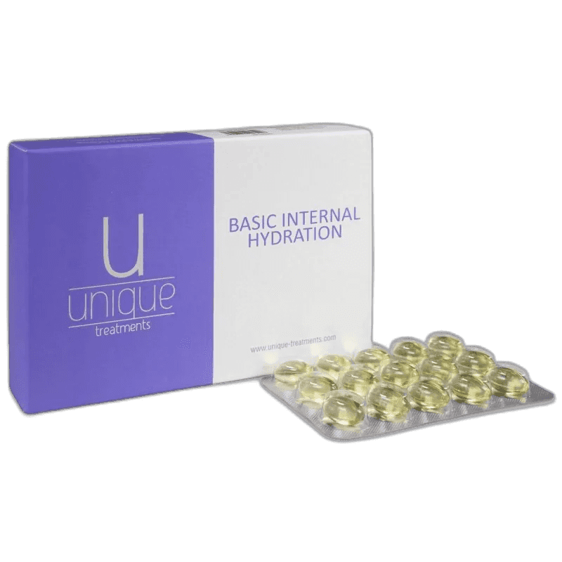 Imagen de UNIQUE TREATMENTS BASIC INTERNAL HIDRATATION 60 CAPSULAS