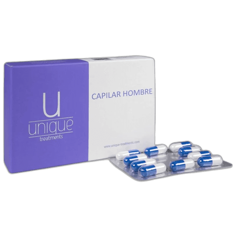 Imagen de UNIQUE TREATMENTS CAPILAR HOMBRE 60 CAPSULAS