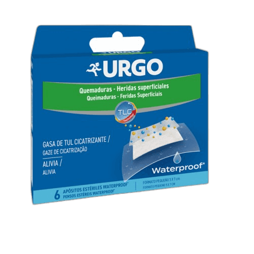 Imagen de URGO QUEMADURAS HERIDAS SUPERFICIALES PEQUEÑO 6 U